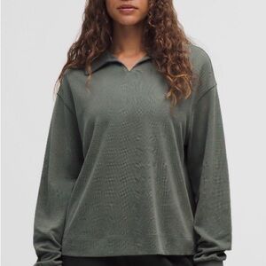 Lululemon Softstreme Pique Oversized Long-Sleeve